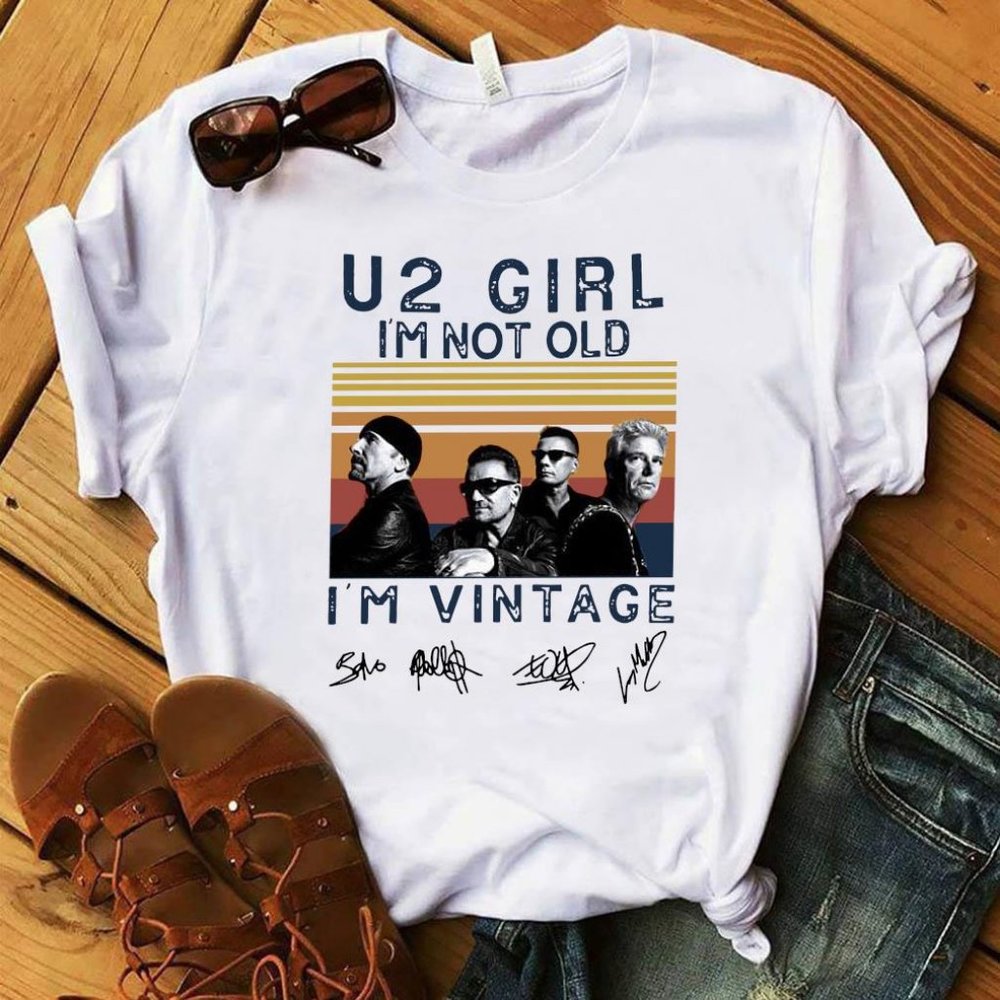 U 2 Girl I’m Not Old Signature Shirt - Picture 1 of 2